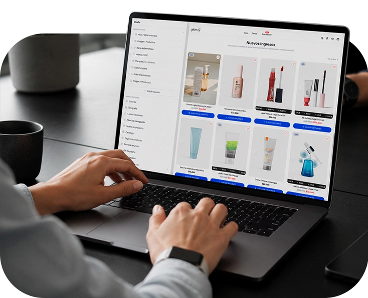 Panel del portal partner de Wendo para gestionar tiendas de clientes