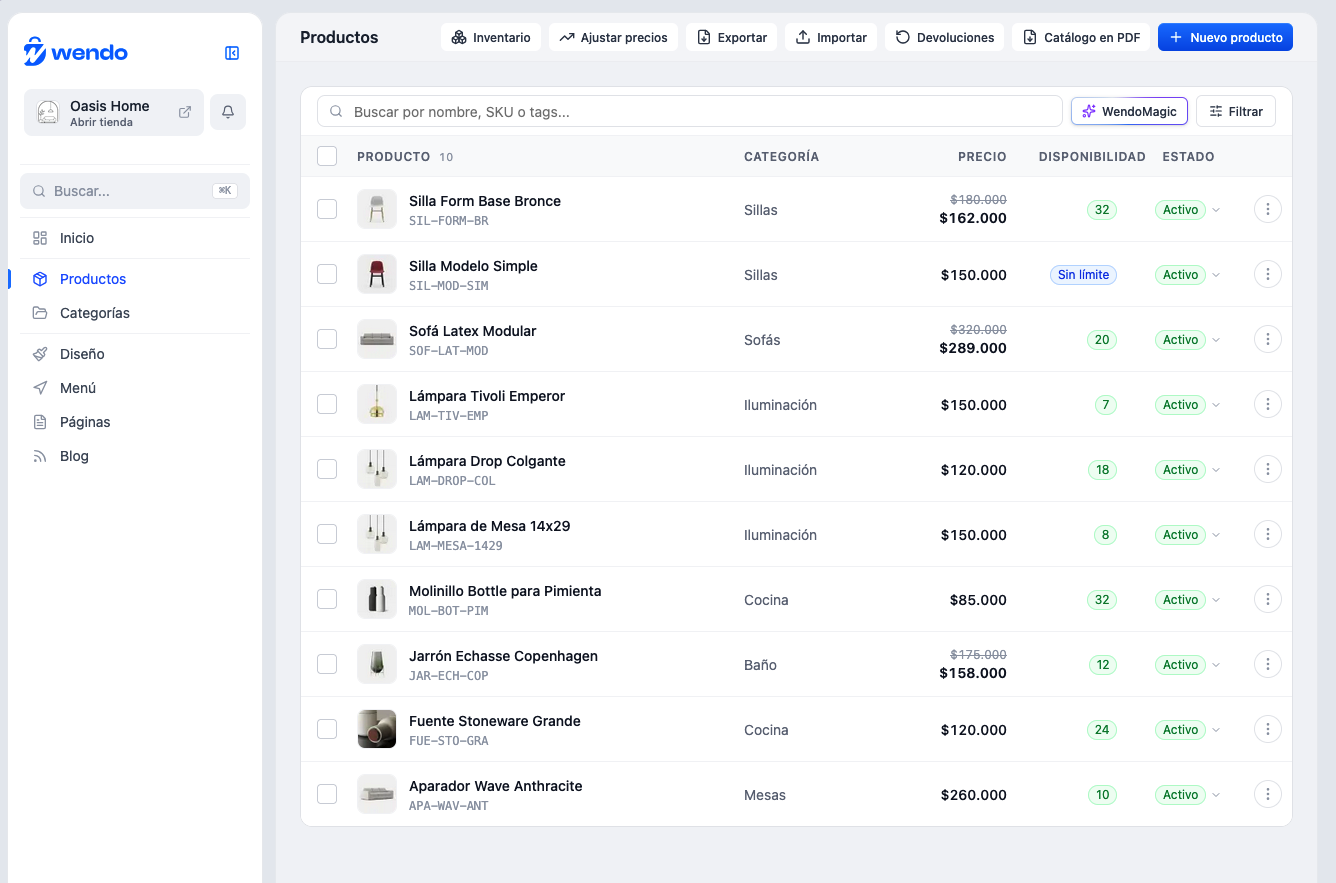 Herramientas visuales para crear y mejorar una tienda online