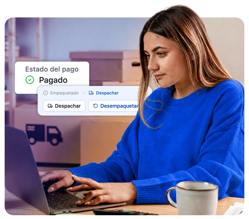 Pagos y envíos integrados en Wendo