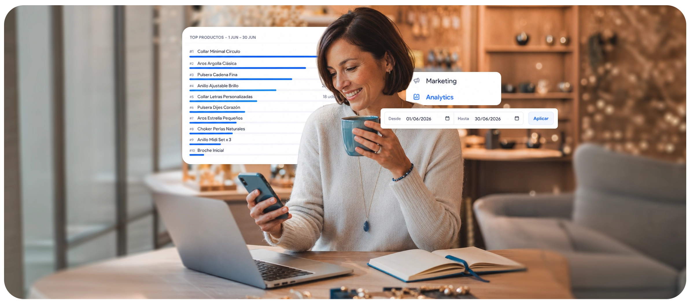Productos sugeridos y recomendaciones en una tienda online