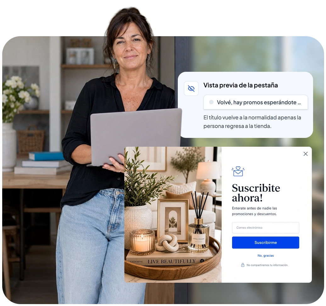Herramientas de contacto y recuperación para una tienda online