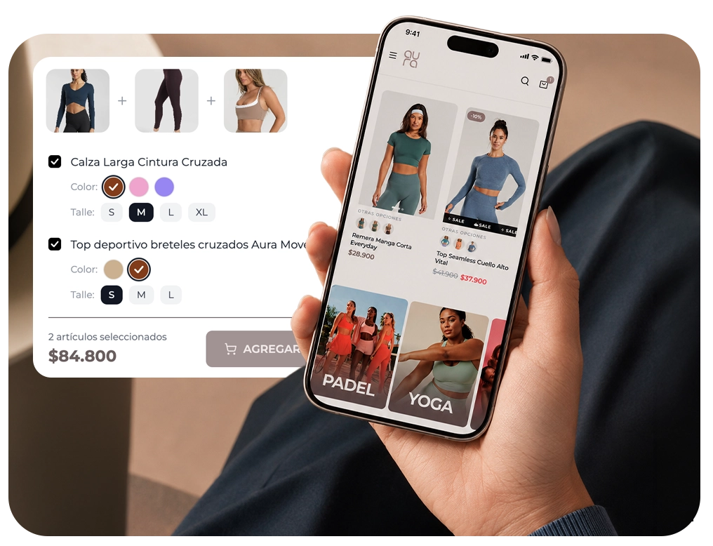 Combinaciones de productos comprados juntos en Wendo